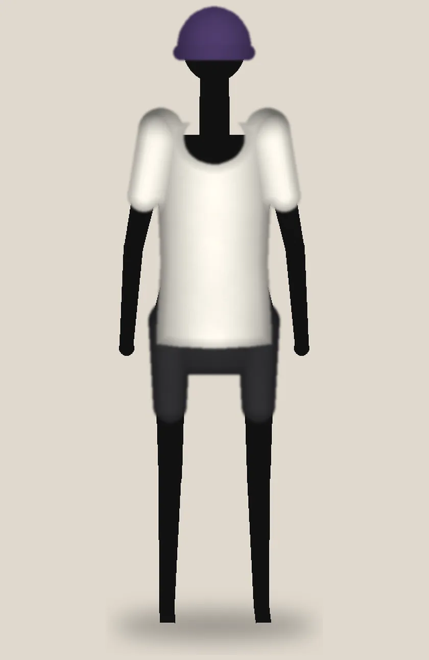 bone shirt, stand front, women's cut